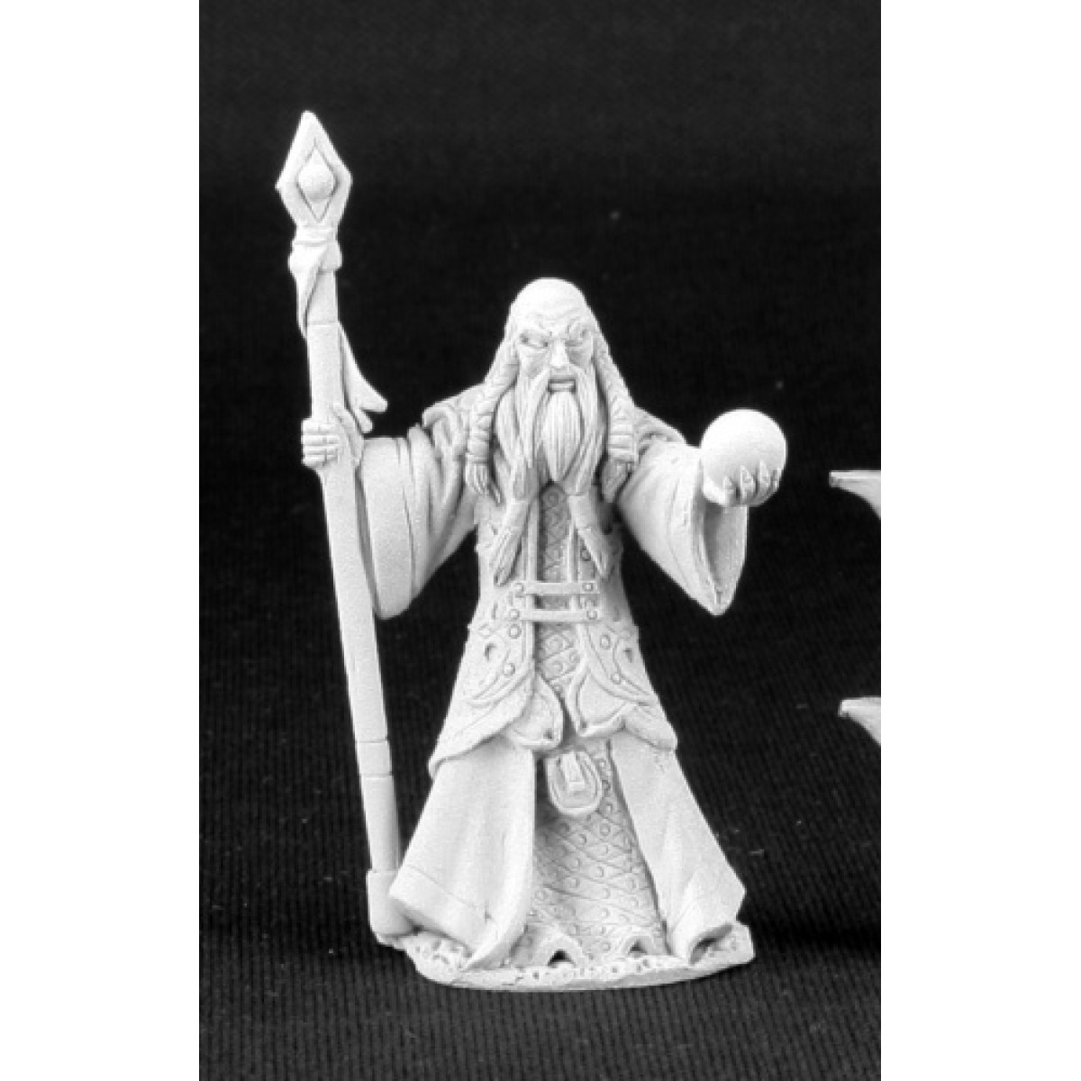 Dark Heaven Thaddeus Graytower, Wizard - 25mm Fantasy Miniature Unpainted - View #4